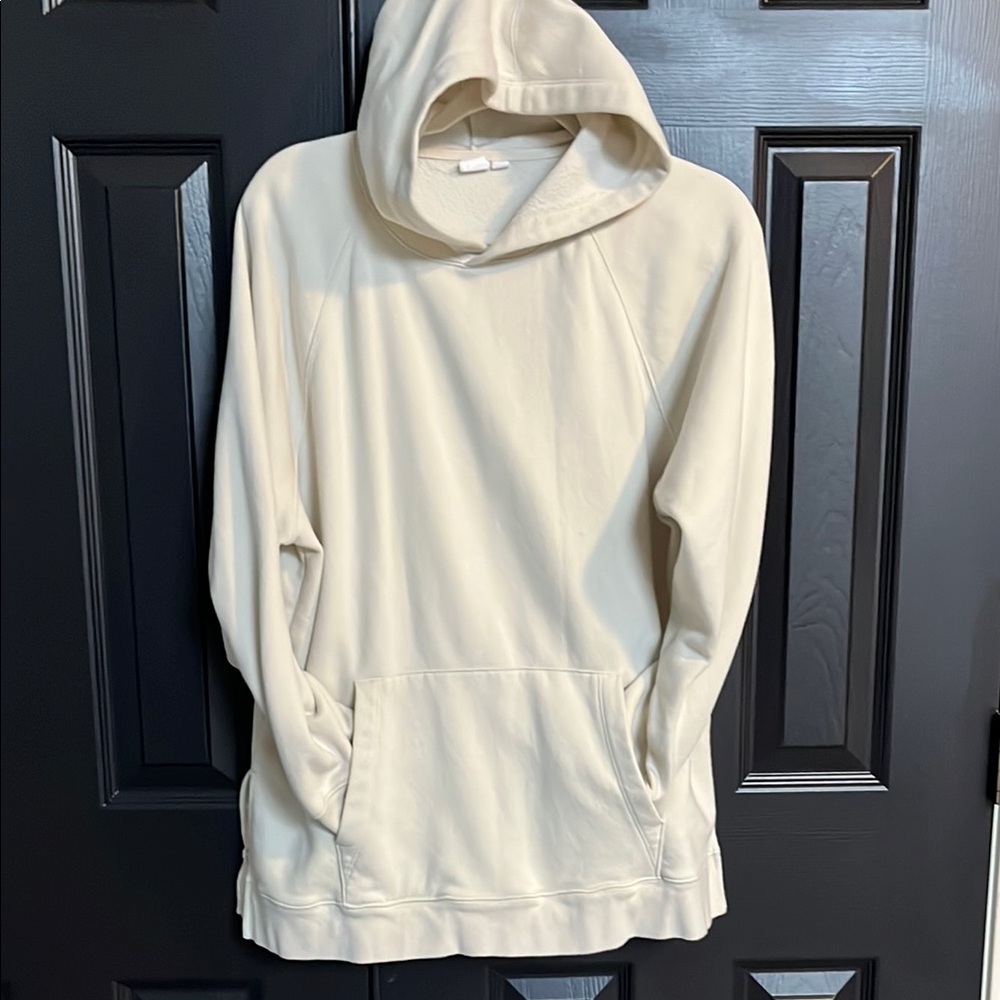 Cream Hooded Sweatshirt